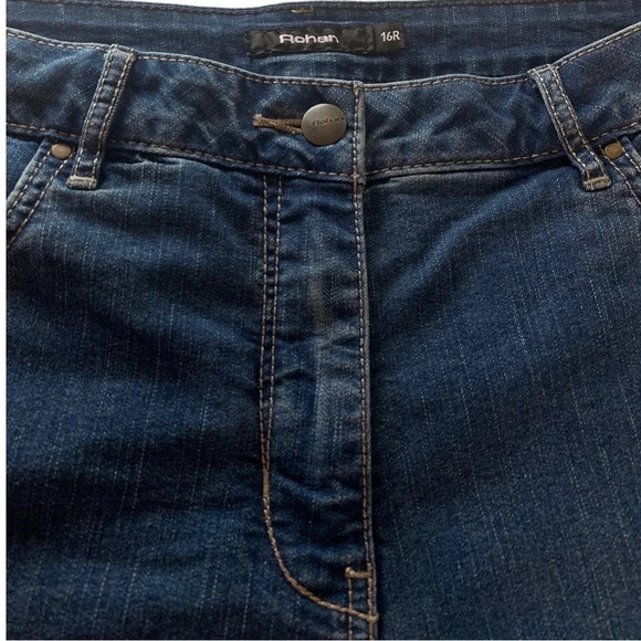 Rohan Women’s Straight Leg Blue Jeans Sun Protective Clothing UPF 40+ Size 16R - Picture 5 of 14